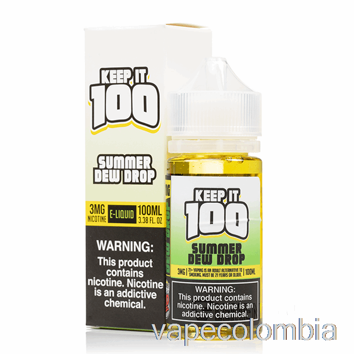Vape Kit Completo Summer Dew Drop - Keep It 100 - 100ml 0mg